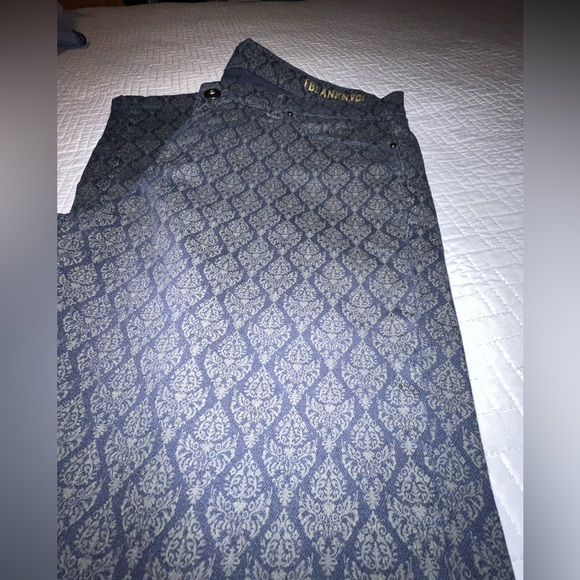BLANK NYC - unique - cute patterned blue jeans - size 29 - Picture 7 of 9